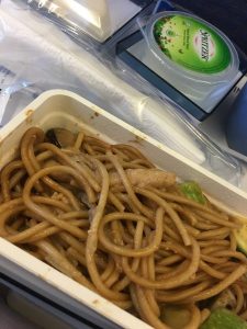 中国航空の機内食